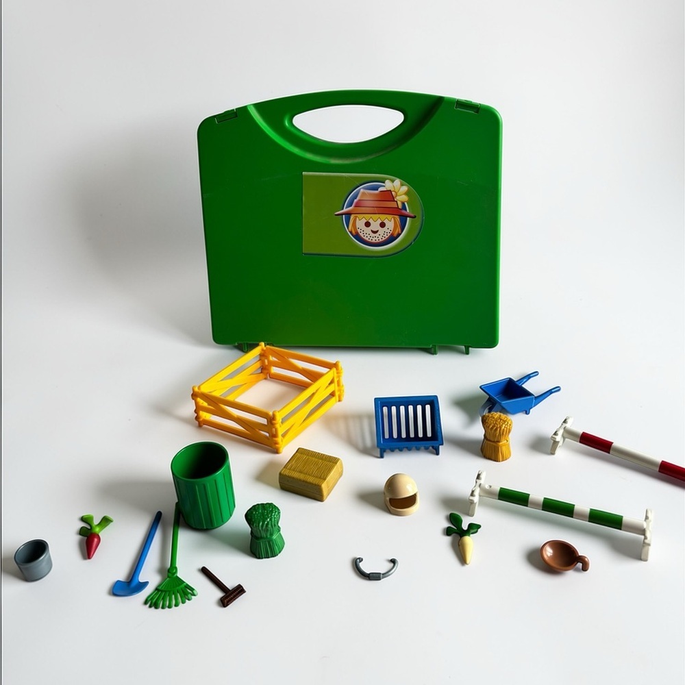 Playmobil Farm Carry Case Set Animals Accessories Tools